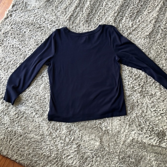 Ralph Lauren Ladies Long Sleeve Blue Top - XL - Picture 3 of 3